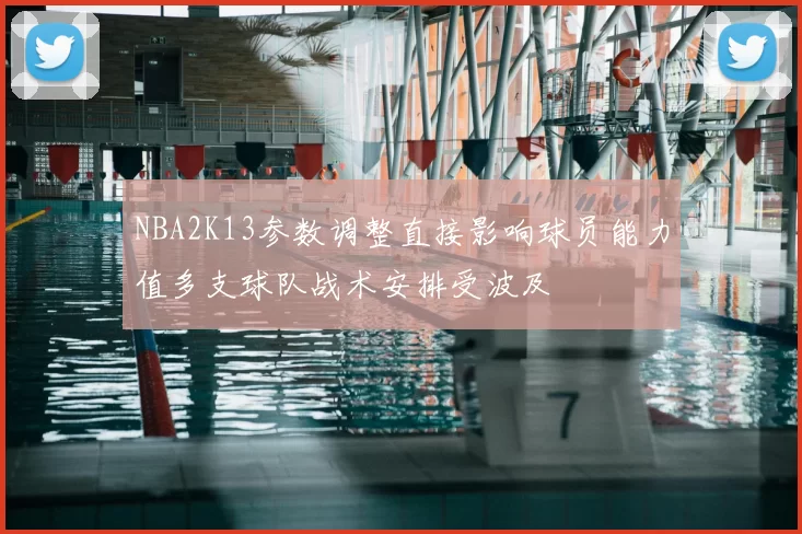 NBA2K13参数调整直接影响球员能力值多支球队战术安排受波及
